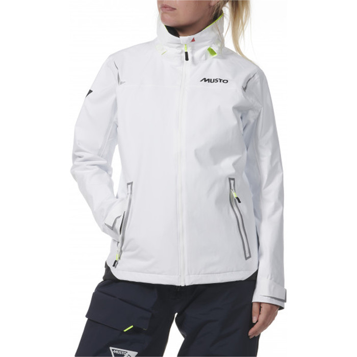 2024 Musto Womens BR1 Solent Sailing Jacket 82404 - White